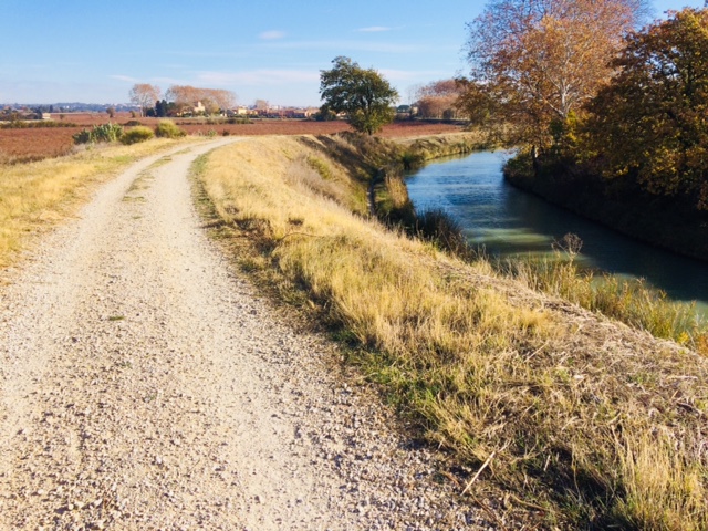 fietspad naar Béziers
